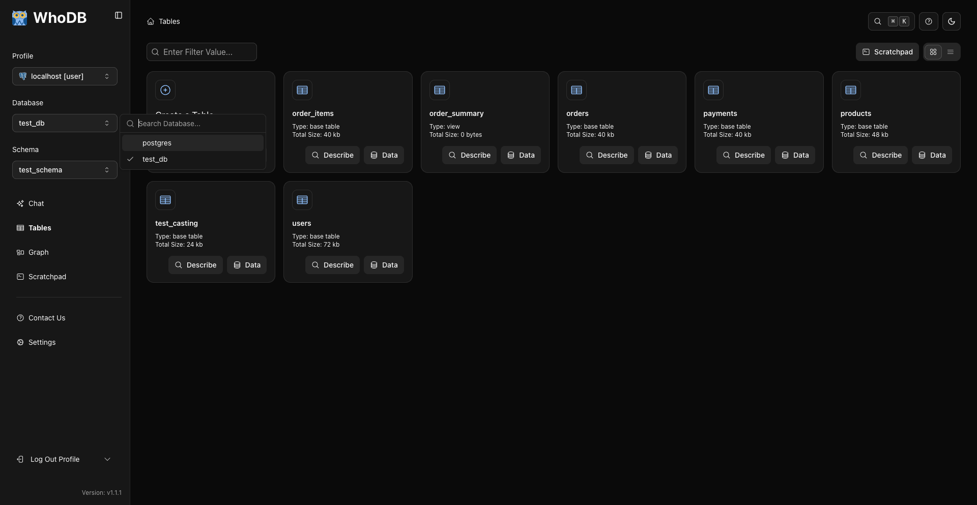 Database Selector