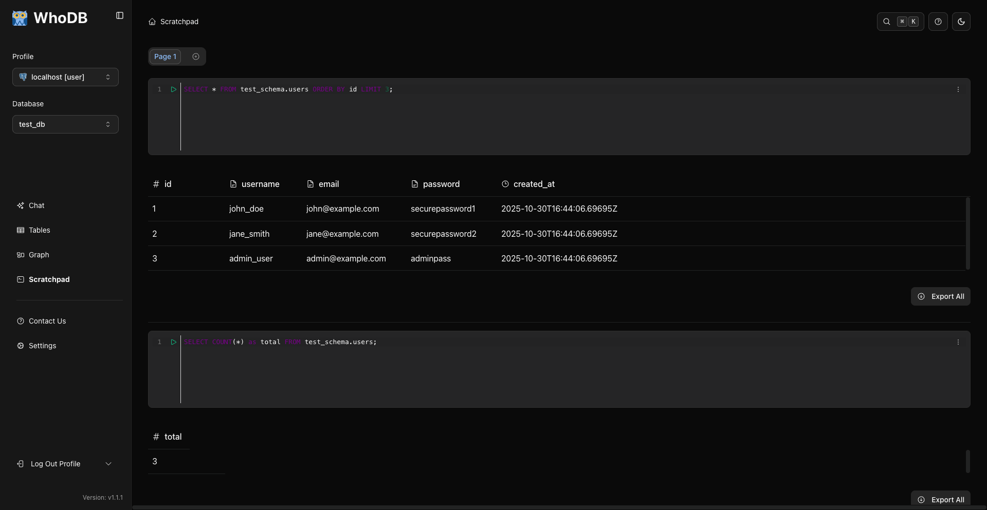 Multiple Cells Results